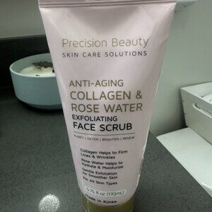 Anti-Aging Collagen & Rose Water Exfoliating Face Scrub - Precision Beauty